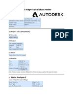 Stress Analysis Report Dudukan Motor