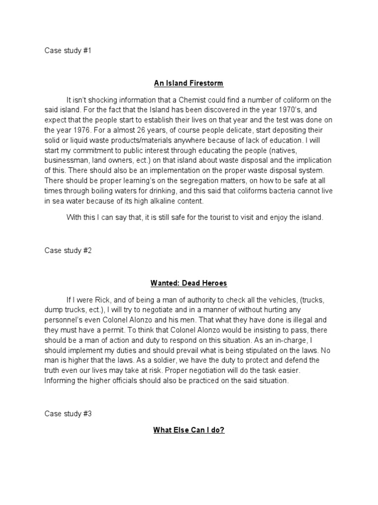 what exactly is a case study