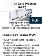 Nutrition Care Process (NCP) : Dadang Arief Primana