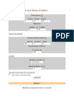 EC2 Crack Width and Stress Limitation