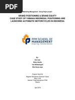 Marketing Management_Group 4 Paper Project_Positiong & Equity_10 Apr 18
