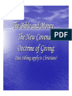 The New Covenant Doctrine of Giving-PPT