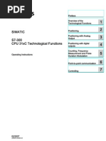 Siemens S7-300 CPU 31xC Operating Instructions