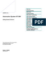 SIEMENS S7-300 Getting Started Manual