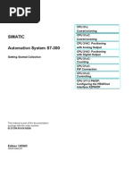 SIEMENS S7-300 Getting Started Manual