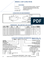 Ceramic Chip Capacitors: Features