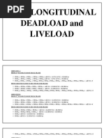 Fem: Longitudinal Deadload and Liveload