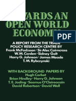 Towards an Open-World-Economy by Frank McFadzean, Sir Alec Cairncross, W. M. Corden, Sidney Golt, Harry G. Johnson, J. E. [James Edward] Meade, T. M. Rybczynski [1972]