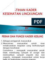 Power Point Pelatihan Kader Kesling