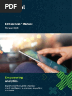 EXASOL User Manual 6.0.9 en