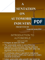 A Presentation ON Automobile Industry
