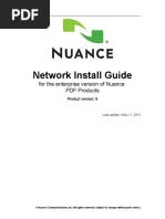 Network Install Guide: For The Enterprise Version of Nuance PDF Products