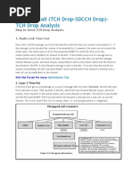 TCH Drop Analysis