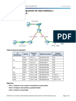 2.2.2.4 Packet Tracer Configuring IPv4 Static and Default Routes Instructions