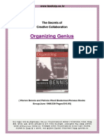 Organizing Genius: The Secrets of Creative Collaboration