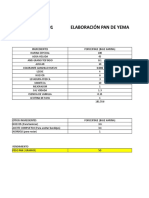 Formula Panificacion