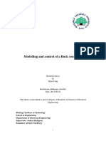 Modelling and Control of A Buck Converter: Bachelor Thesis by Shun Yang