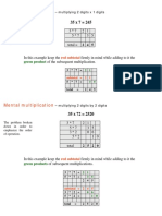 Mental Multiplication (Anzan)