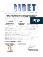 Certificado Retie Sylvania