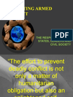 Preventing Armed Conflict: The Responsibility of States, Leaders and Civil Society