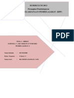 M1 KB 4 Instrumen Penunjang 1 (Contoh RPP Tematik Terpadu SD)