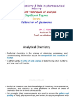 Analytical Chemistry & Role in Pharmaceutical Industry: Different Techniques of Analysis