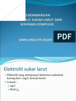 Elektrolit Sukar Larut Dan Seny Kompleks