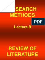 Research Methods - STA630 Power Point Slides Lecture 08