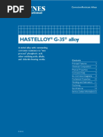 Hastelloy g 35