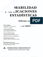 Probabilidad y Aplicaciones Estadisticas Paul Meye PDF