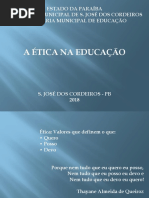 Ética e Educação - Apresentação