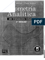 Geometria analítica 3 ed Boulos