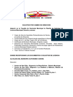 Como Solicitar Un Cambio de Direccion Alcaldia Guayana Caroni