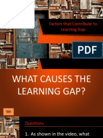 Addressing the Learning Gaps in Education