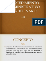 Procedimiento Administrativo Disciplinario