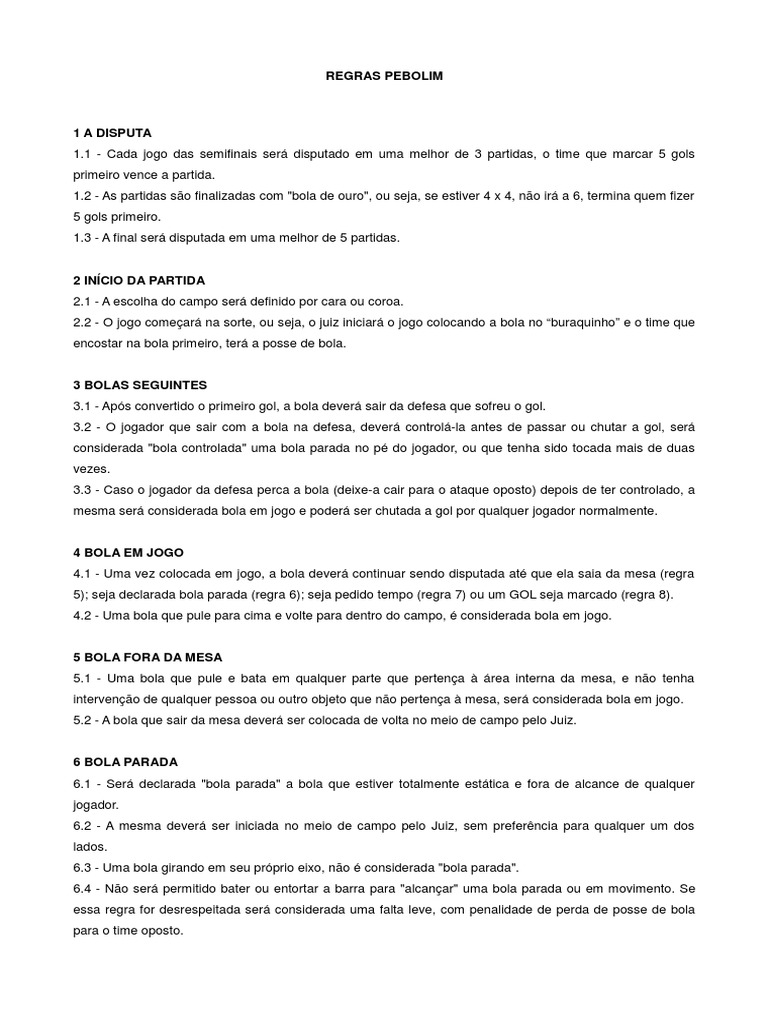 Como Jogar Futebol: Regras e Guia - A PFSA