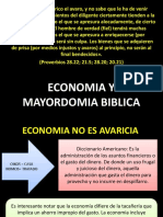 Economia y Mayordomia Biblica