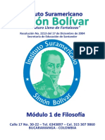 Modulo 1 de Filosofía.