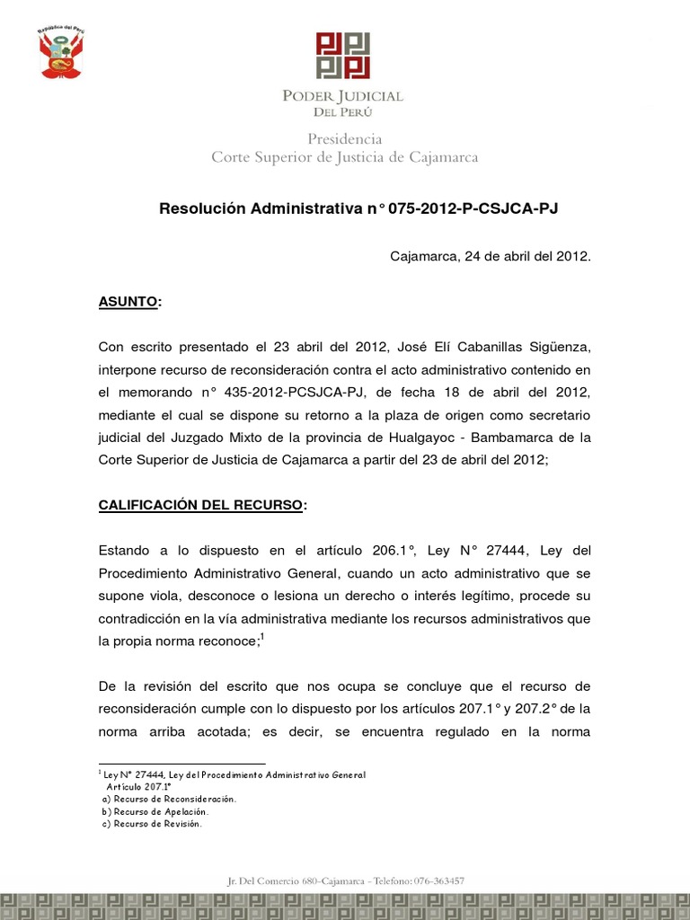 resolucion administrativa.pdf Gobierno Política