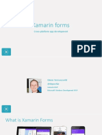 Xamarin Forms: Cross-Platform App Development