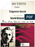 VINO TINTO Pasillo Fulgencio Garcia Transcripcion para Piano Gerardo Betancourt PDF