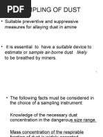 NIOSH Method 0500 for Total Dust Sampling | PDF | Particulates | Dust