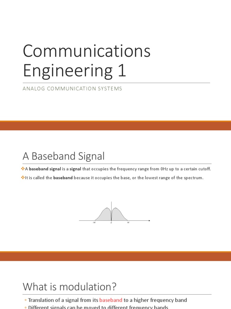 Understanding Analog Modulation Techniques | PDF | Modulation ...