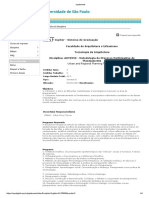 EMENTAS - AUT0559 - Metodologia Do Processo Participativo de Planejamento