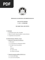 Direito Romano - 10-11 - Noite - Prof. Dr. Eduardo Vera Cruz Pinto