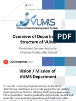 Production Presentation VUMS Presentation