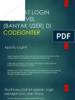 Membuat Login Multi Level Codeigniter