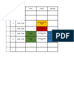 Horario Segundo Semestre