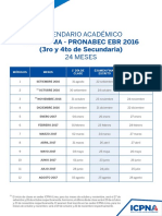 PRONABEC 3ro 4to SECUNDARIA 2016 24 Meses 3