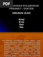 Download PELAKSANAAN KOLABORASI PERAWAT  DOKTER by Asriadi Bugis SN38472778 doc pdf